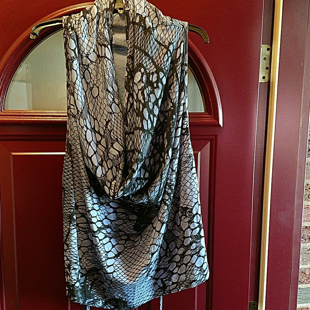 Draped bodice tank